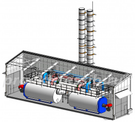 Реконструкция газовой котельной установленной мощностью 58,2 МВт