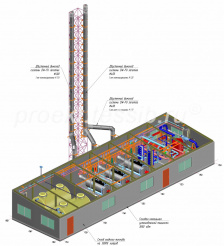 Газовая блочно-модульная котельная установленной мощностью 3,6 МВт 